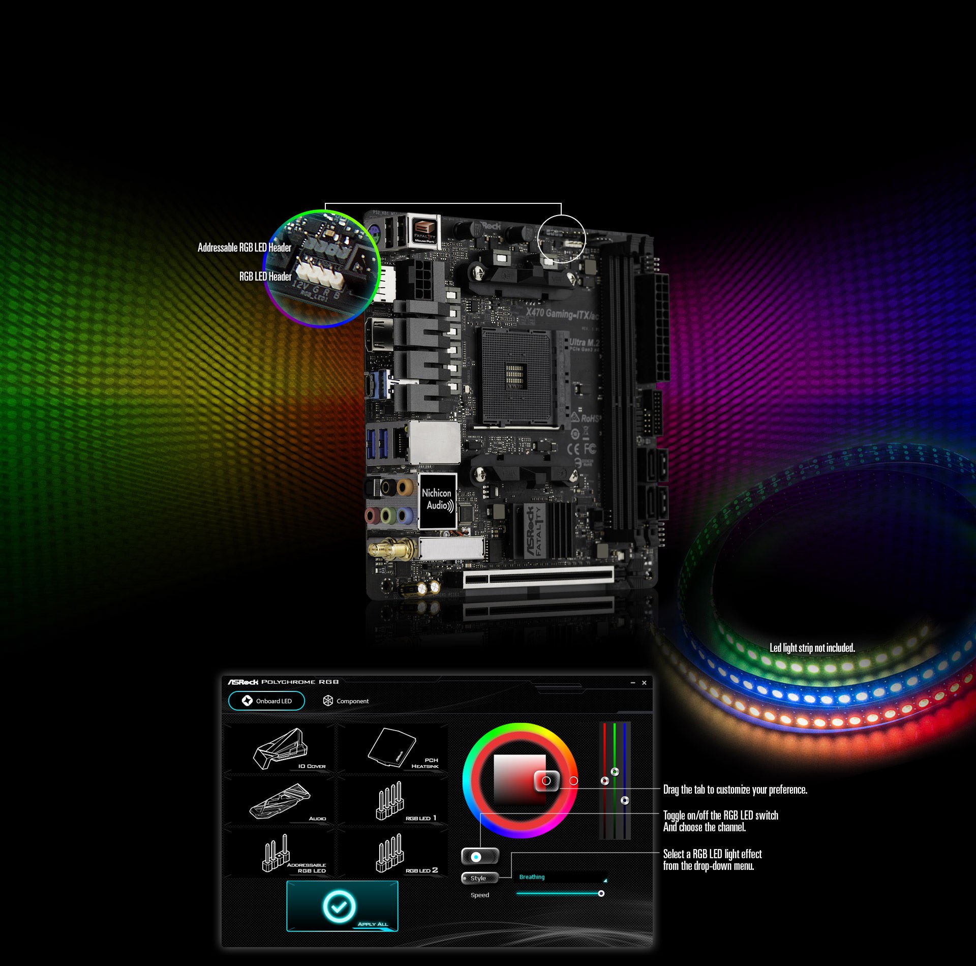 Ryzen7 1800x ＋ ASRock X370 Gaming-ITX/ac - PCパーツ